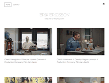 Tablet Screenshot of erikericsson.com